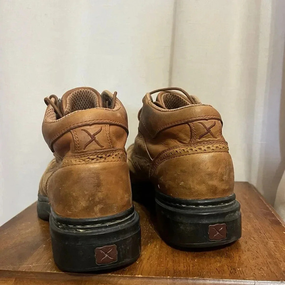 Twisted X Steel Toe EZ Rider Boots Leather Work Chore Barn Equestrian Riding 7 M - Picture 2 of 16